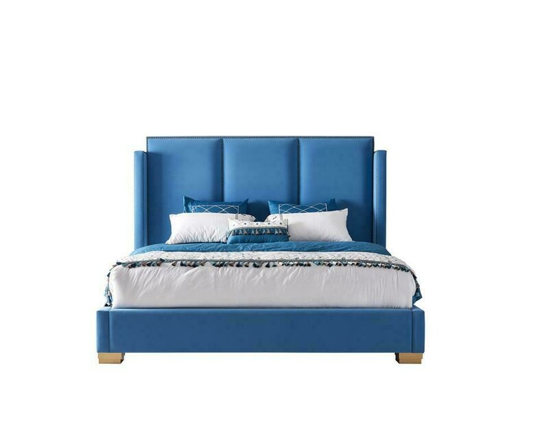 Modern style made of real wooden massive double bed,180x200cm models - MH2704S, MH2704L