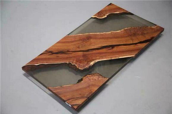 Dining Table River Table Real Wood River Table Solid Epoxy Tables 200x90 New