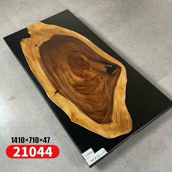 Luxury Dining Table River Table Solid Tables 141*71 River Table Real Wood Epoxy Resin