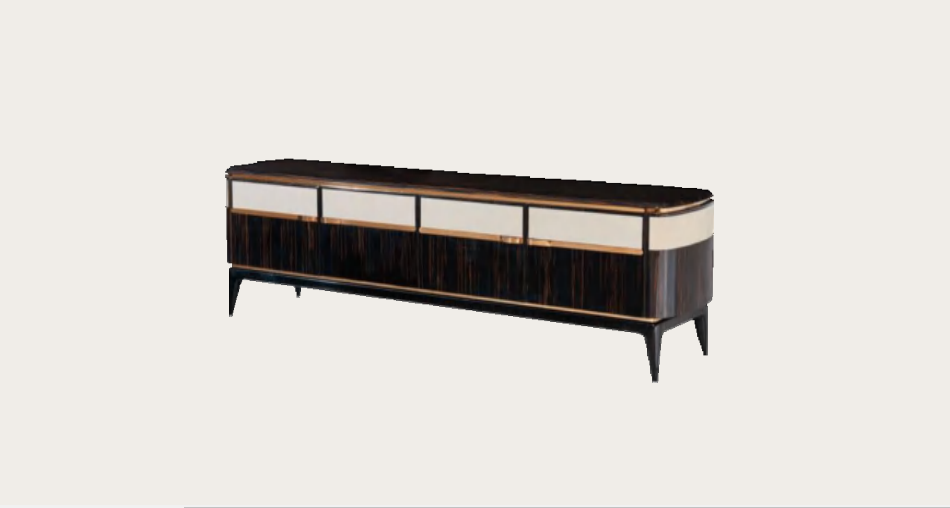 Designer RTV TV Sideboard Dresser Side Low Board Cabinet Room Shelf Luxury Living Room