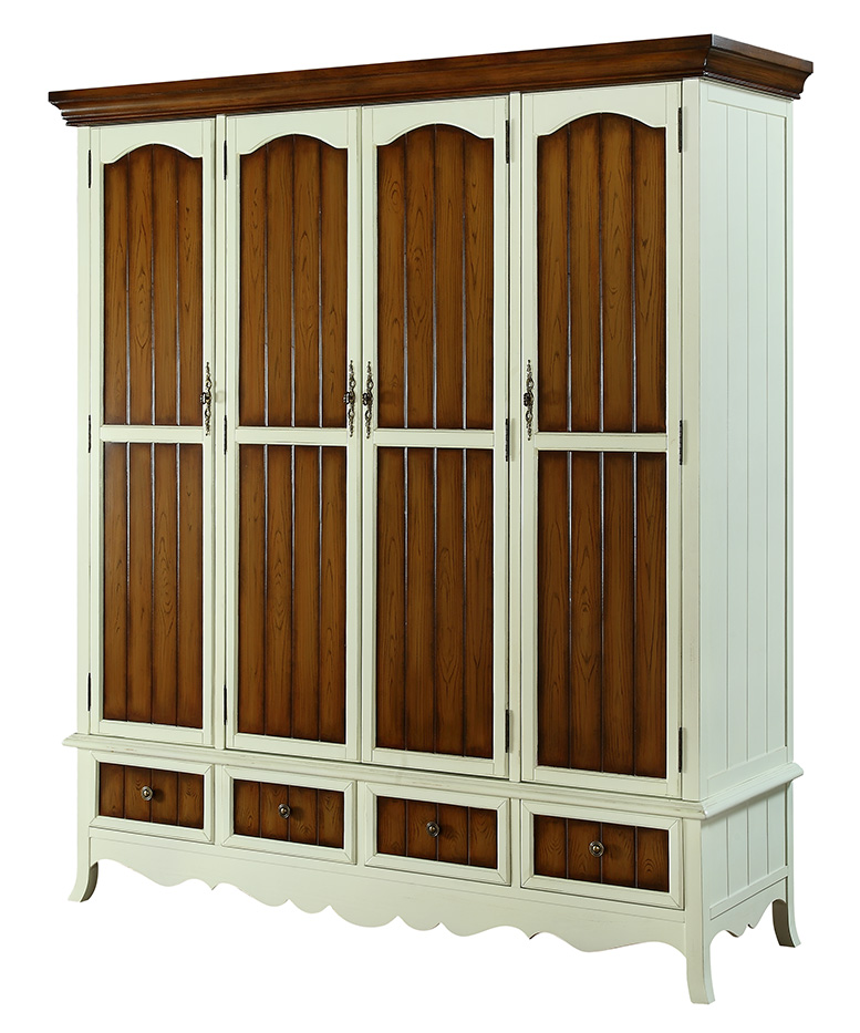 Bedroom Closet Wardrobe 3 Door Wooden Wall Cabinet Wardrobes