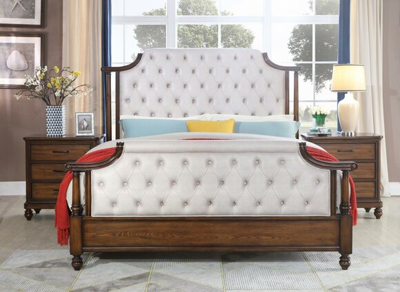 Bed 2x Bedside Table 3pcs Bedroom Set Beds New Luxury Chesterfield 180x200