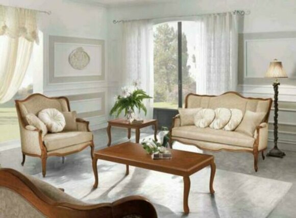 Sofa set 3 + 2 seater set design sofa upholstery couches couch classic 2 pieces. Real wood