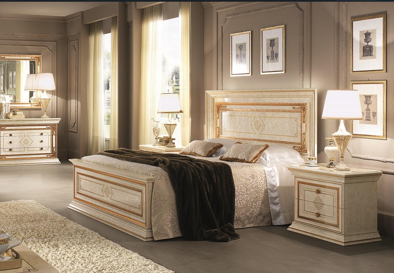 Bed upholstery design luxury double hotel beds wood sleeping room arredoclassic