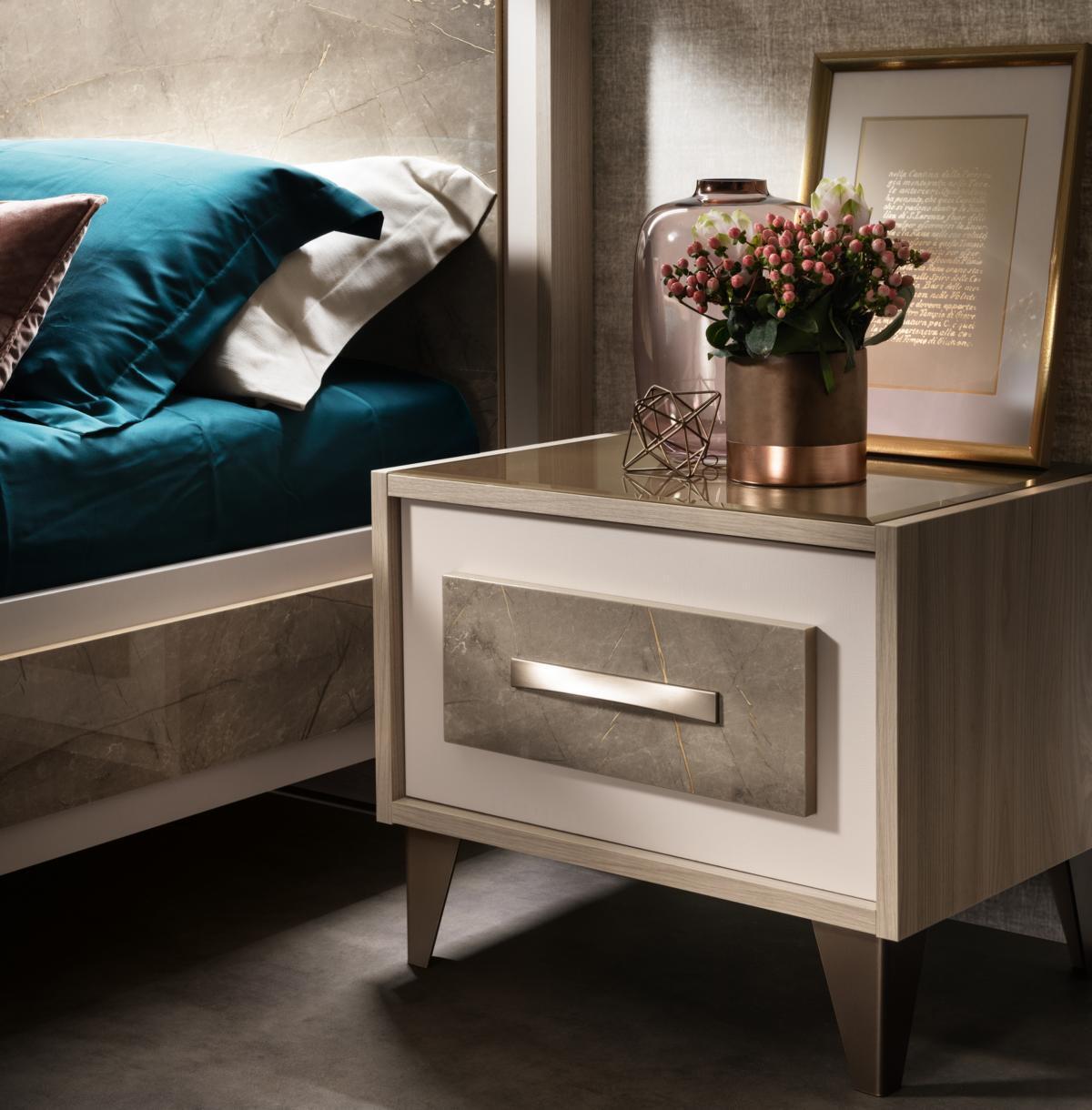 Bedside console side sleep design room tables consoles arredoclassic