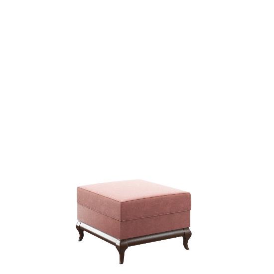 Stool Square Ottoman Footstool 60 x 45 cm Designer Stool Pink New