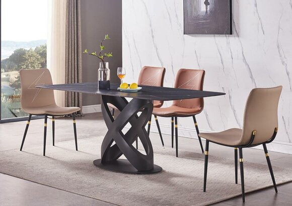 Luxury Modern Stone Dining Table Furniture Table Tables Dining Room Design Kitchen New