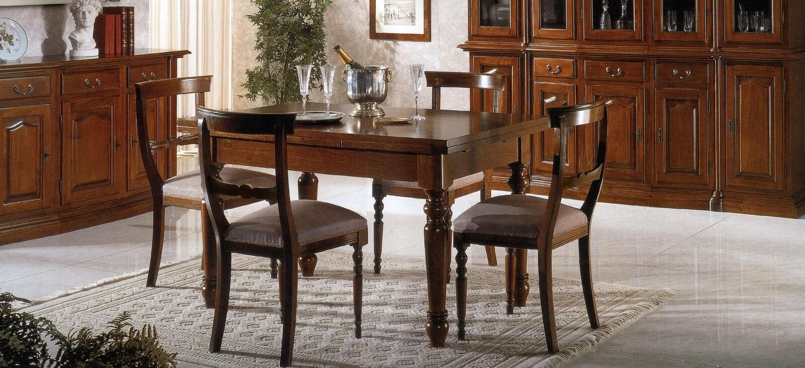 Dining table Table Furniture Furnishings Tables Italian furniture Solid wood dining room