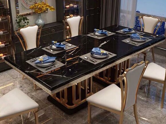 Luxury Modern Marble Style Dining Table Furniture Tables Dining Room Design Kitchen