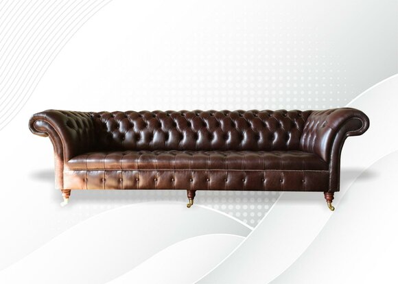 Sofas Chesterfield Upholstery Design XXL Luxury Sofa 4 Seater Leather Couches Couch