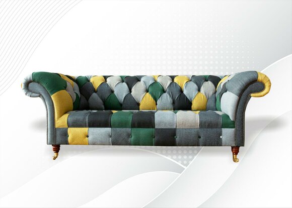 Chesterfield Multicoloured Living Room Modern Design Couches Sofa New Creative Furniture