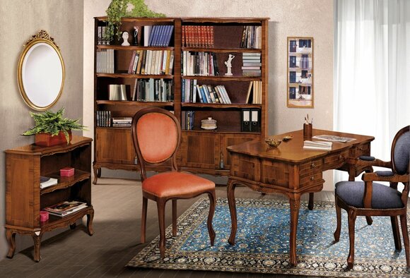 Office furniture set office complete office table office cabinet solid wood real wood Italy