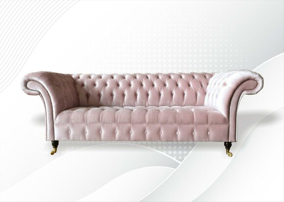 Chesterfield 3Seater Light Pink Creative Furniture New Living Room Modern Design Sofa