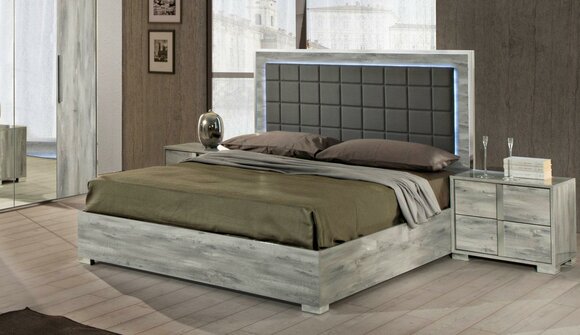 Double Luxury Bed Luxury Wood Upholstery Beds Grey Design Modern Hotel Bed Frame