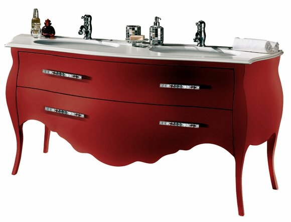 Bathroom furniture base cabinet bathroom cabinet red 175cm cabinet bathroom furniture hanging bathroom new