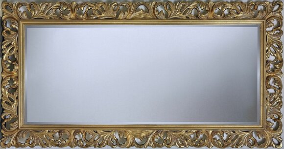 Italian classic designer mirror furniture wall mirror wood - Model 1576