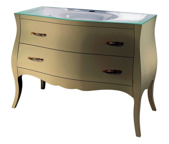 Vanity unit Classic cabinet Washbasin Italian bathroom Vanity unit