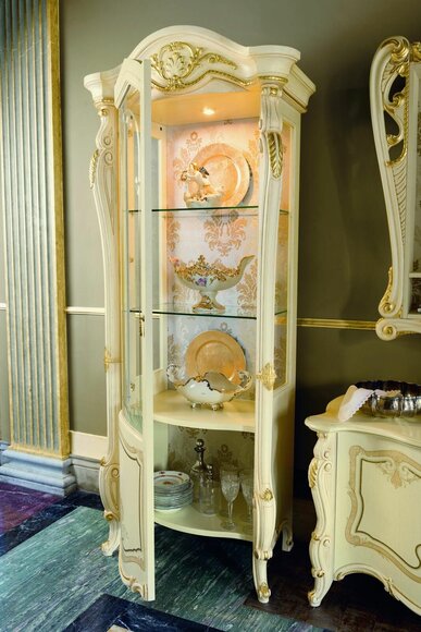 Chests of drawers cabinets glass design cabinet baroque rococo showcase chests of drawers showcases