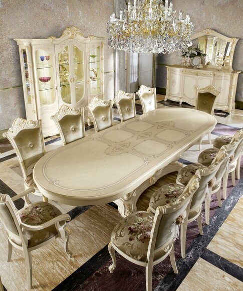 Wood furniture from Italy dining room tables furnishings dining table luxury table solid