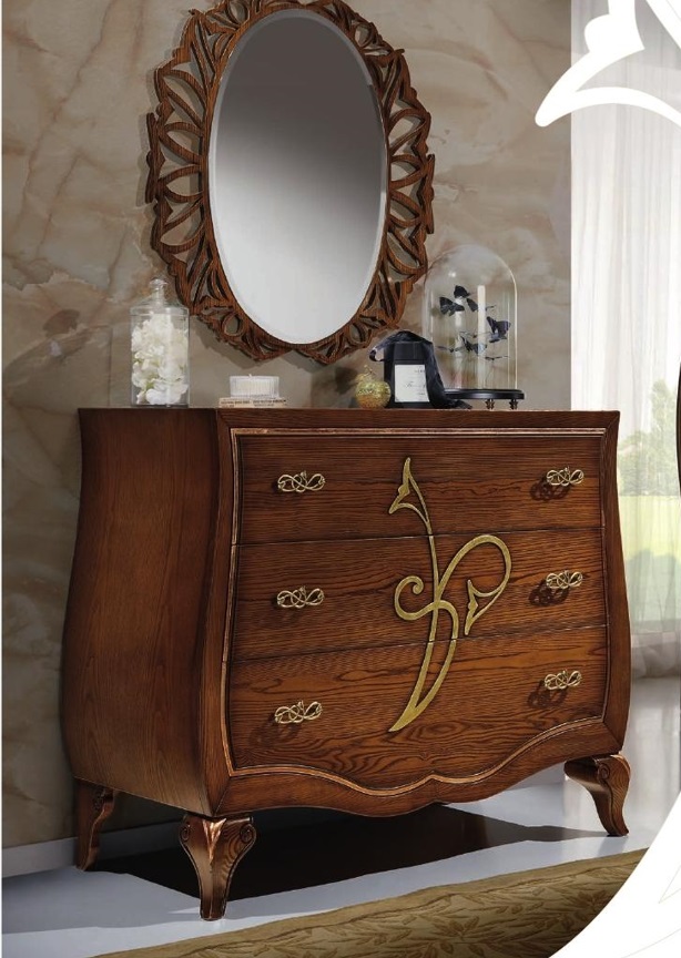 Chest of Drawers Luxury Chest of Drawers Shelf Furniture Wood Wardrobe Mirror