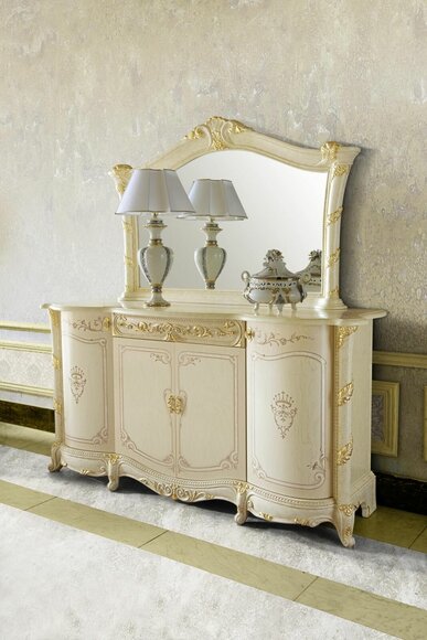 Console Table with Mirror Luxury Console Chest of Drawers Classic Consoles Italy New