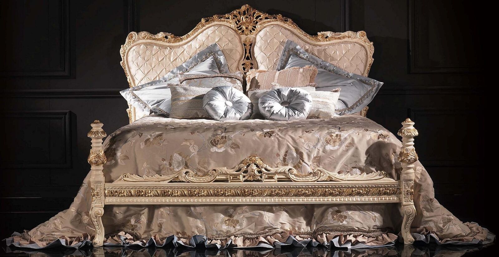 Chesterfield Bed Luxury Double Italian Furniture Furnishings Boiserie Beds