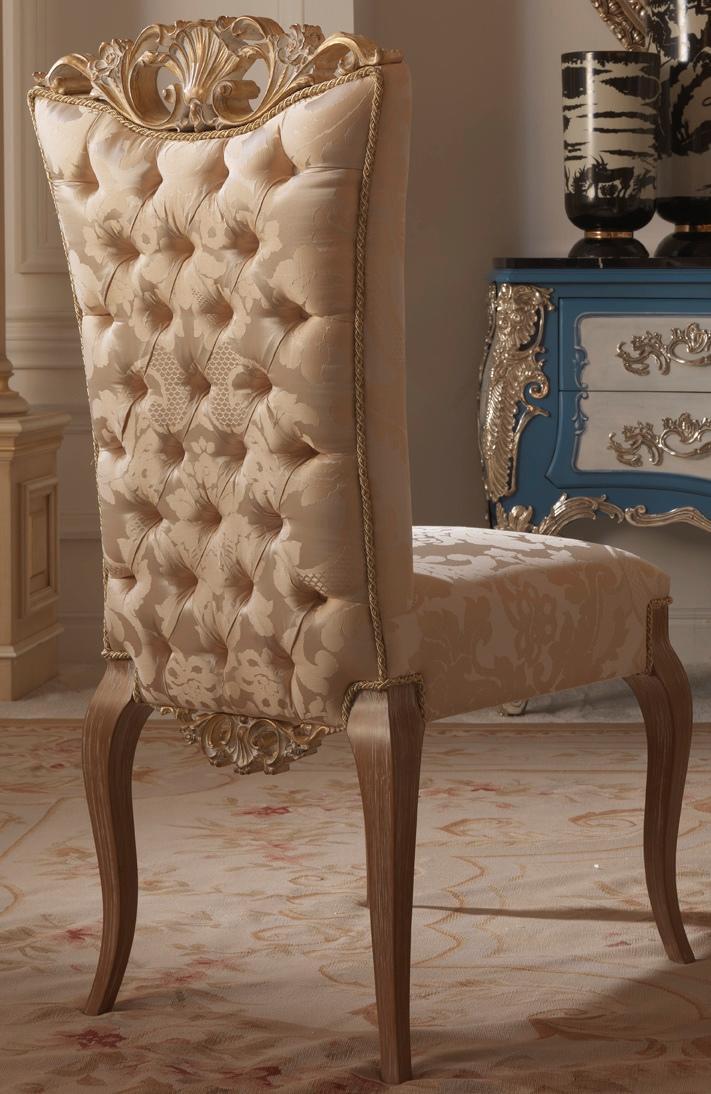 Designer chair Chesterfield Dining room chairs Italian furniture New