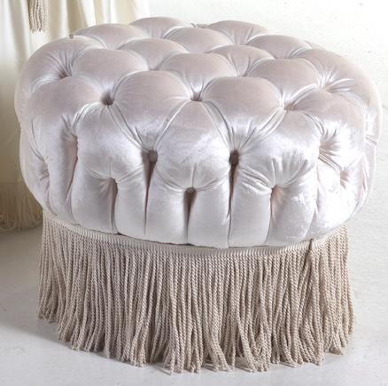 Club stool living room furniture chair upholstery design Classic living room Italy