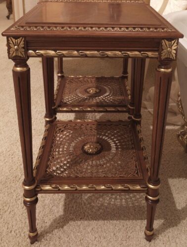 Coffee table side table baroque rococo table real wood furniture tables Italy new