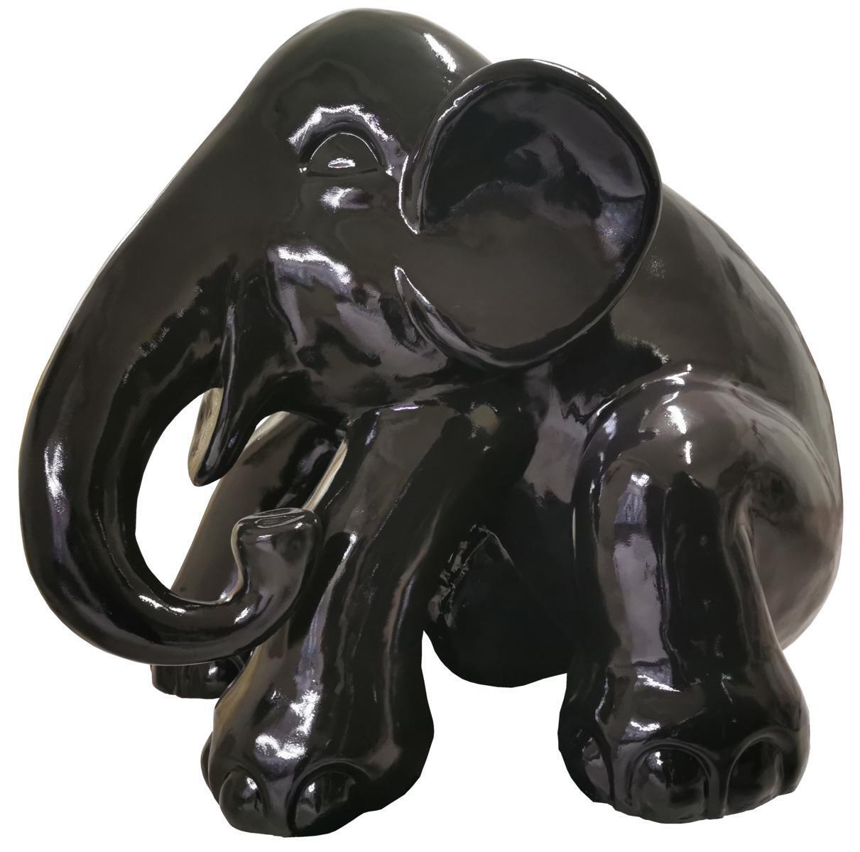 Elephant Figurine Statue Modern Figures Decoration Deco Garden Designer Sculptures