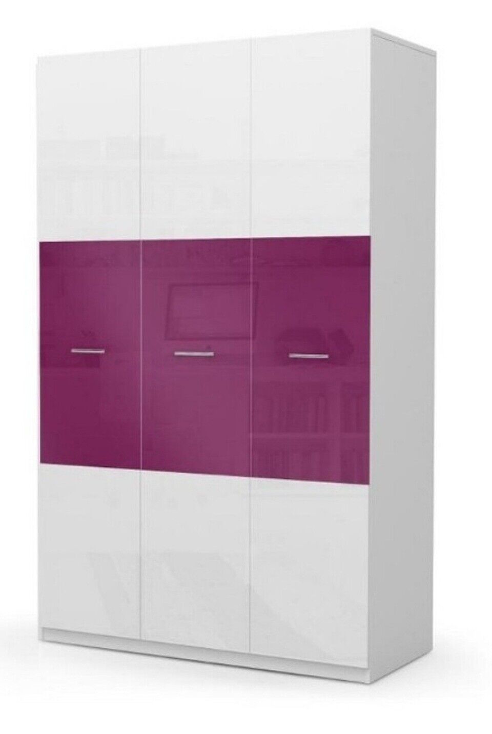 Closet Wardrobe Kids Nursery Unisex Nursery Furniture Purple White