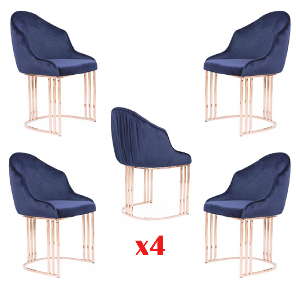 Designer Armchair Luxury Dining Room 4x Chair Chairs Upholstery