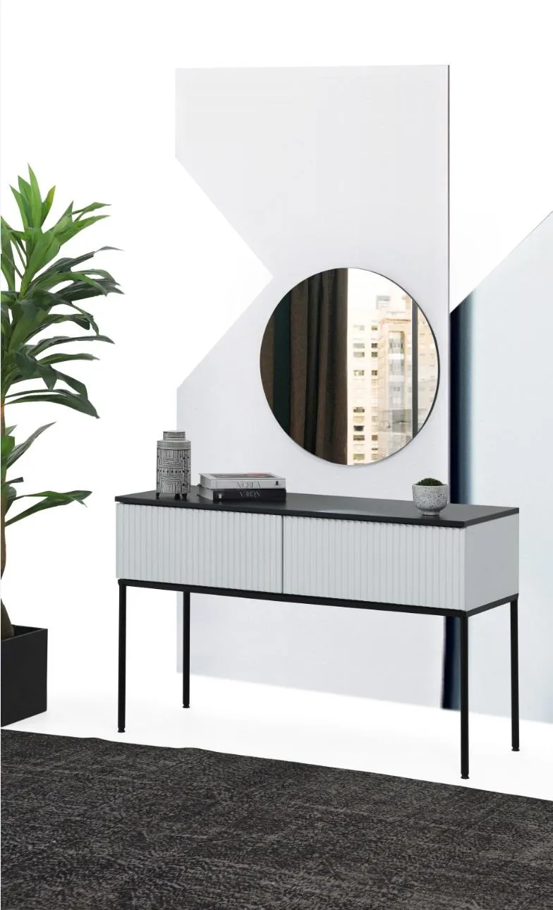 Console Table Dressing Table Console Mirror Table Bedroom Set 2 Pieces