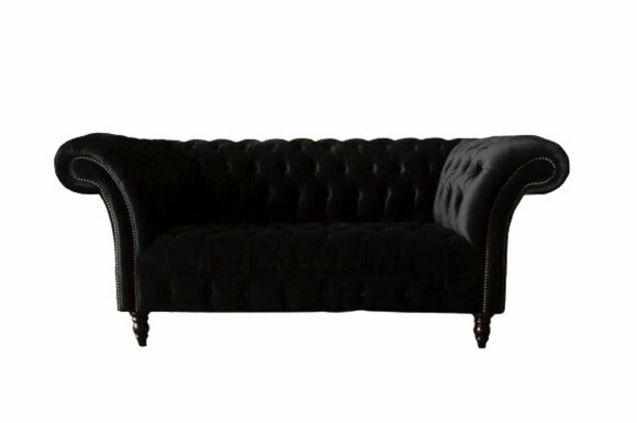 Chesterfield 2 seater designer sofa couch upholstery luxury couches textile