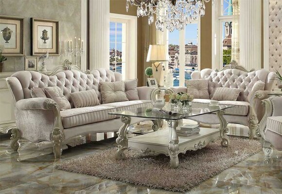 Chesterfield Sofa Set 3+2+1 Seat Set Design Sofa Upholstery Couches Couch Luxury