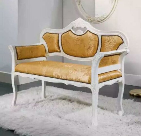 Classic bench textile furniture upholstered bench luxury bench New