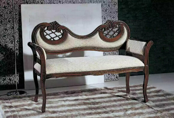 Living room luxury bench upholstery fabric textile seating upholstered bench