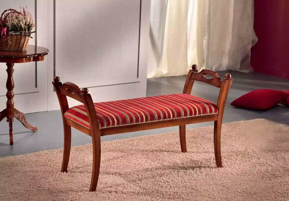 Living room Classic bench Designer bench Luxury seating Footstool