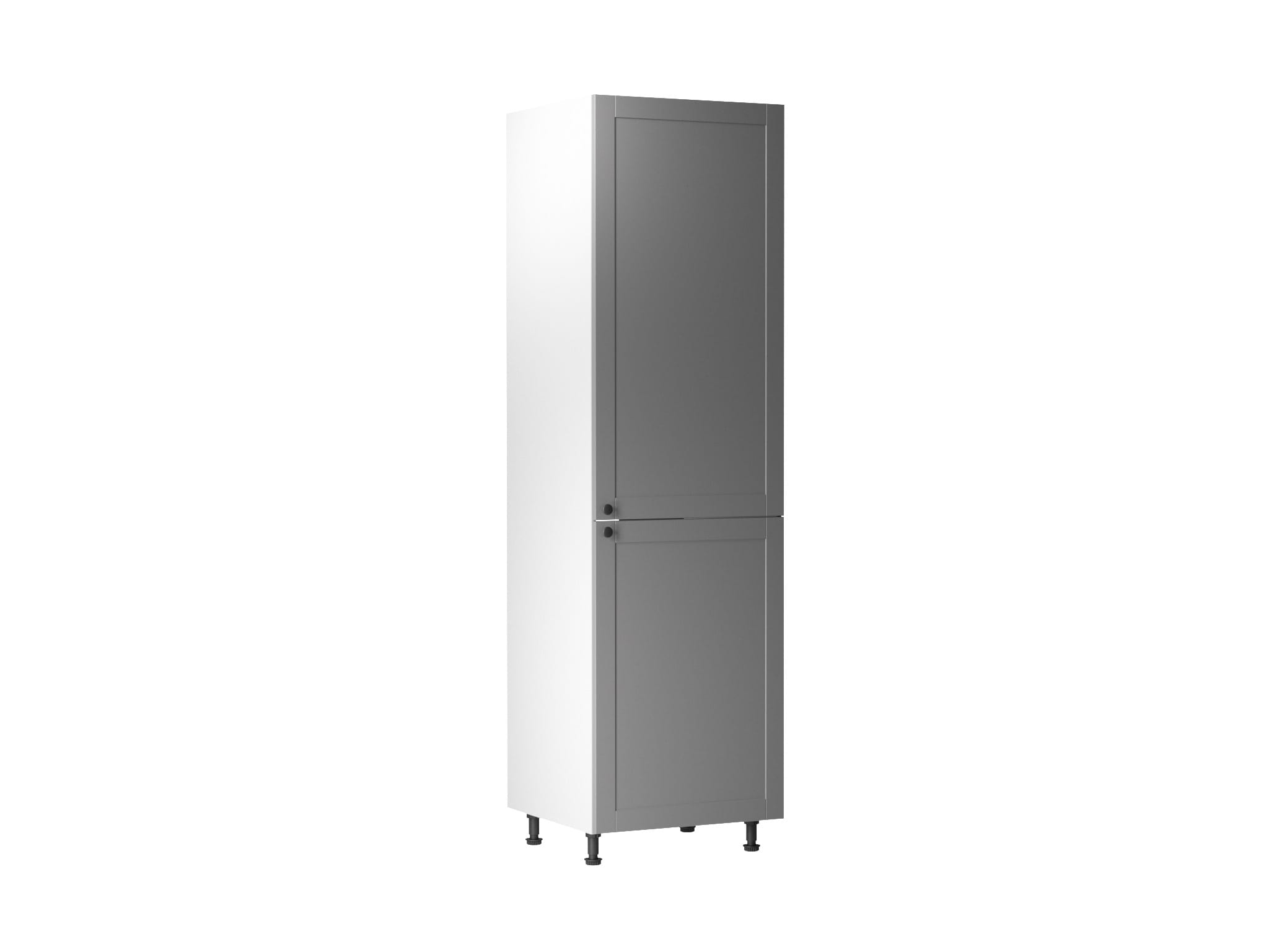 MODERN TALL TWO DOOR KITCHEN CABINET D60ZL