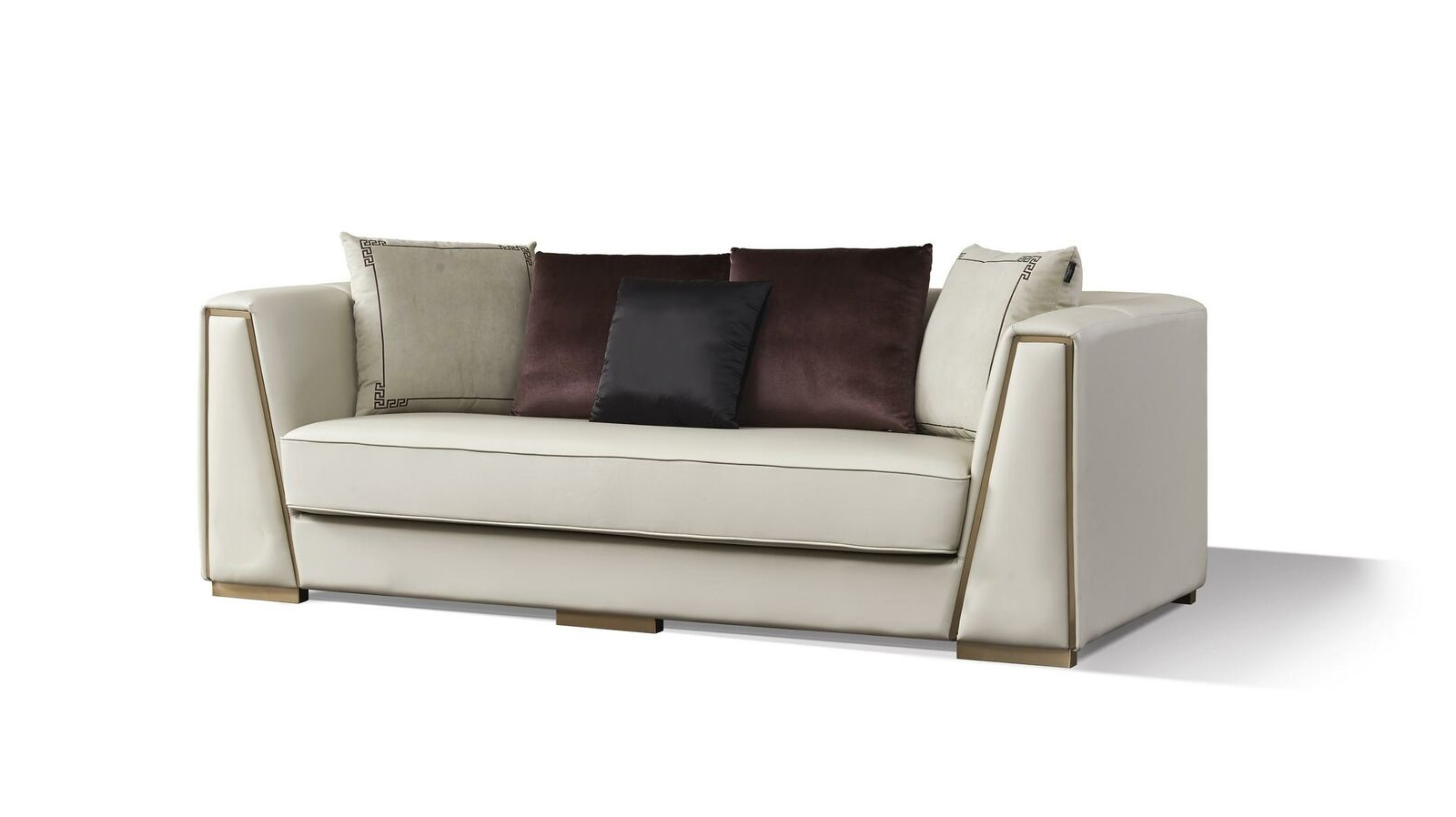 Three Seater Couch Upholstery Design Sofa Modern 3 Sofas Room Furniture White Seat