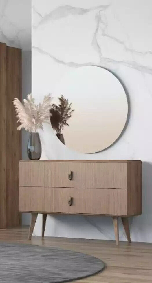 Dressing Table with Mirror Luxury Bedroom Console Design Furniture New