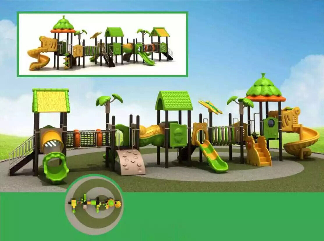 Playground Play tower Slide Climbing tower Tower Playhouse Playground Garden