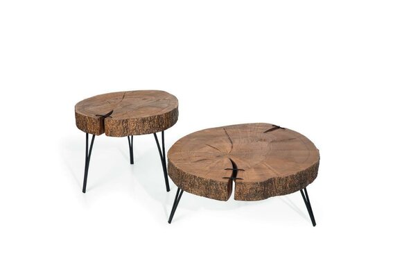 Modern Wood Coffee Tables Round 2x Coffee Tables Furniture Design Living Room New