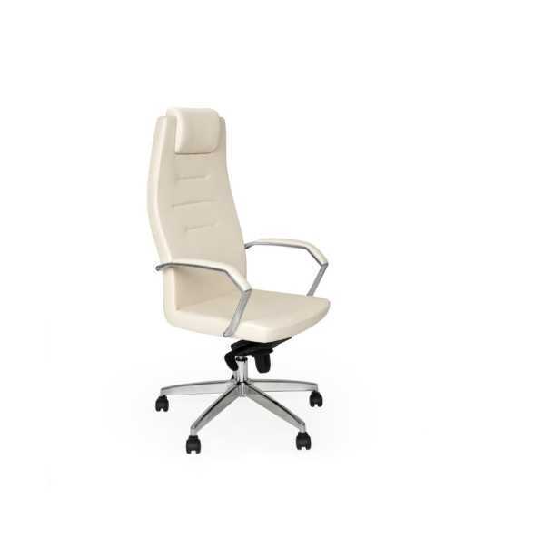 White armchair designer chair office chairs swivel chair executive chair single seater