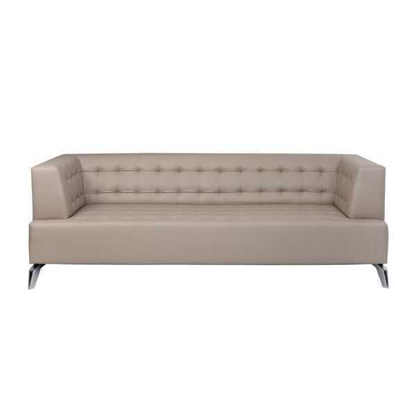 Office furniture sofa couch 2 seater study upholstered sofa faux leather furniture