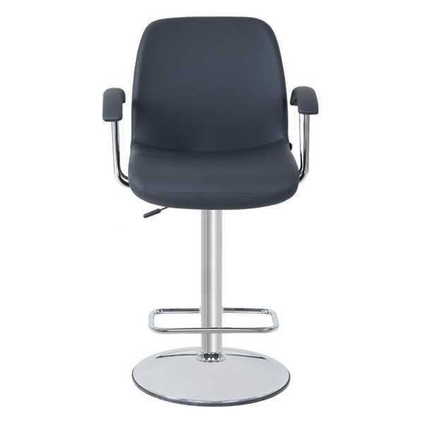 Modern Gray Chair Designer Bar Stool Metal Stylish Luxury Furniture Stool