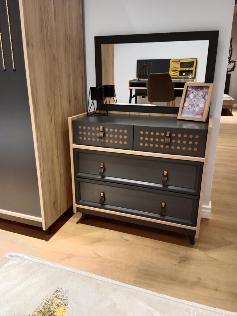 Exclusive design chest of drawers with mirror Bedroom chest of drawers Design wardrobe