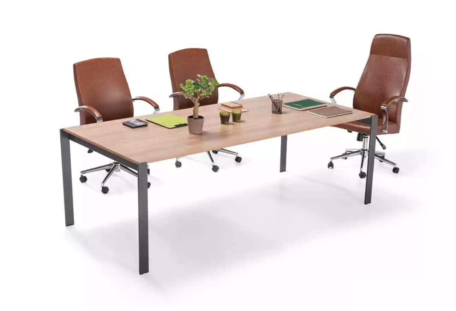 Modern large conference table wood designer office study furniture