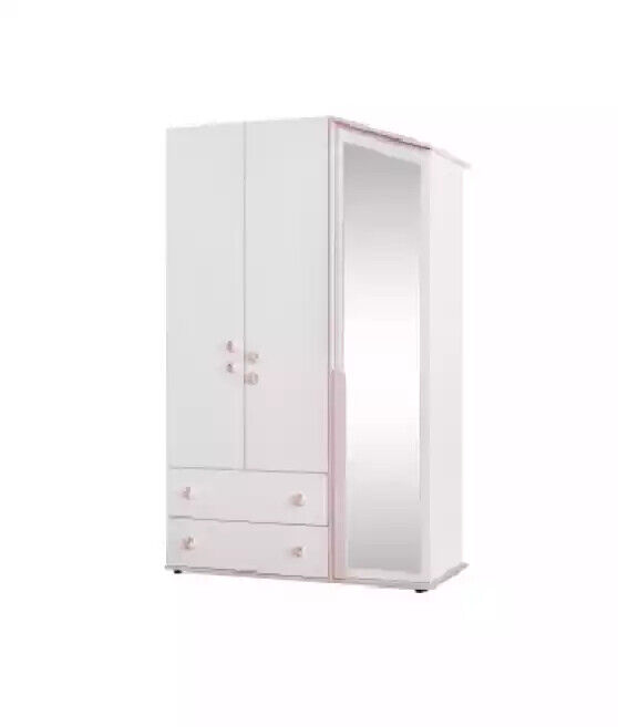 Design Wardrobe Wooden Wardrobe Wardrobe Furniture Wood Mirror White New