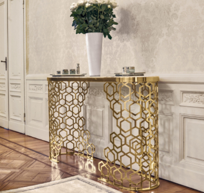 Luxury console design console table furniture sideboard furnishings gold